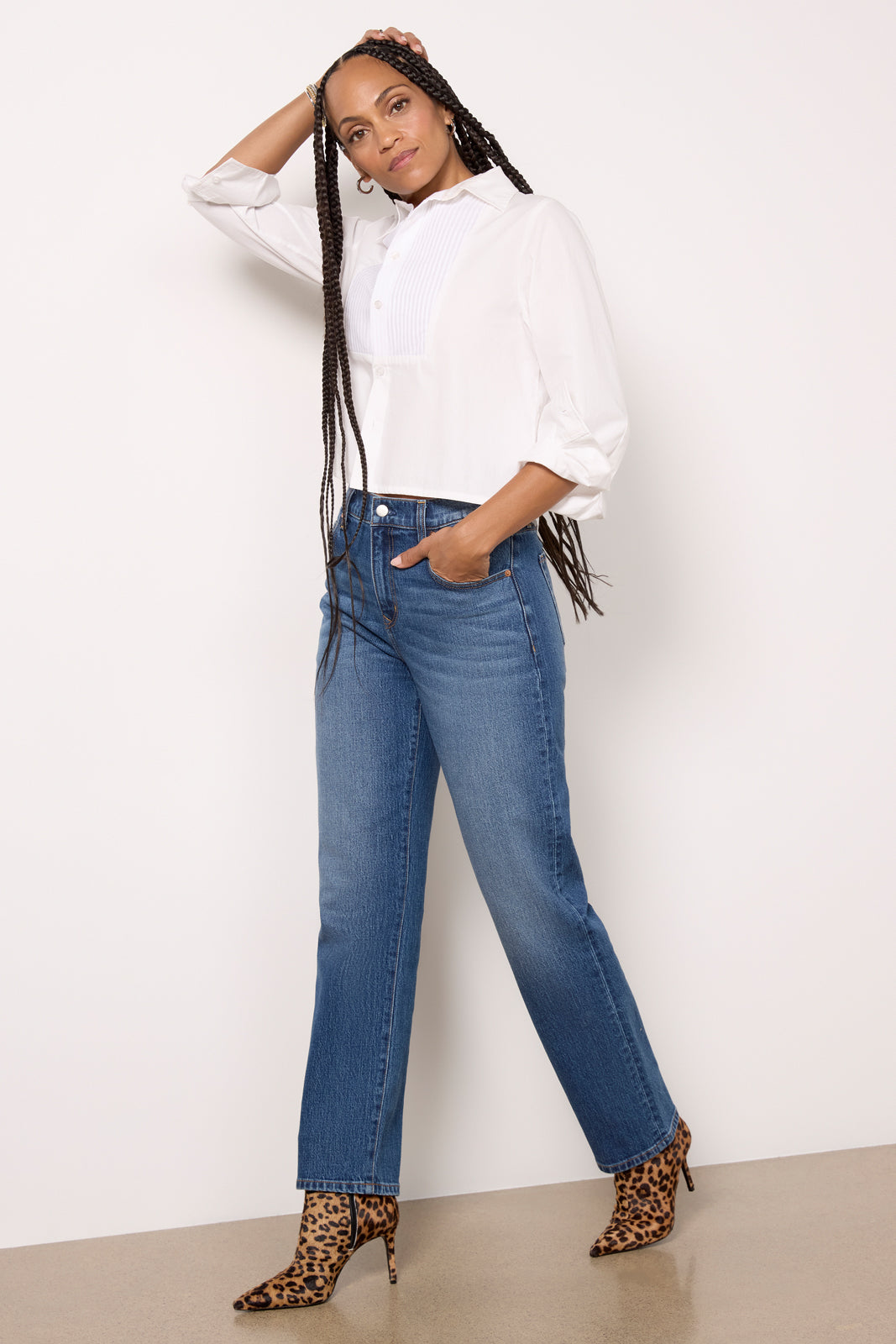 Fino Boxy Cropped Shirt - Image 4