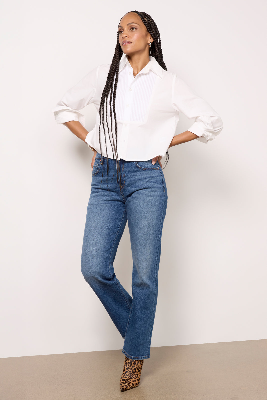 Fino Boxy Cropped Shirt - Image 5