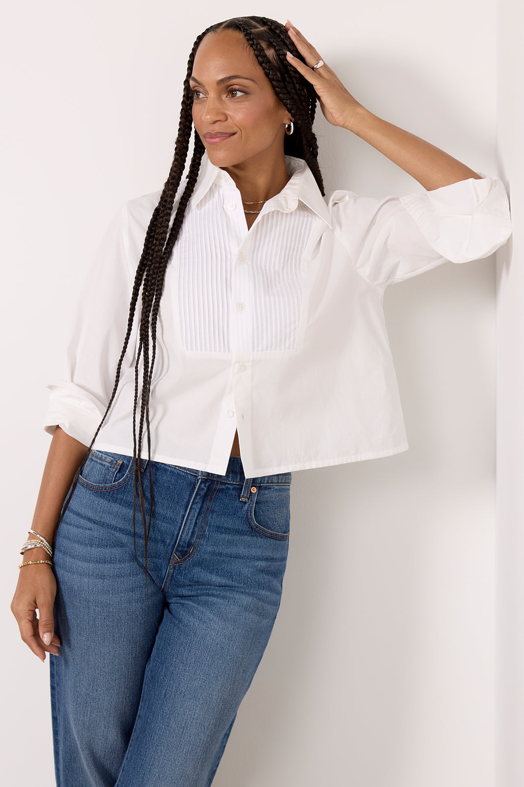 Fino Boxy Cropped Shirt - Image 6