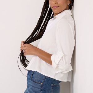 Fino Boxy Cropped Shirt