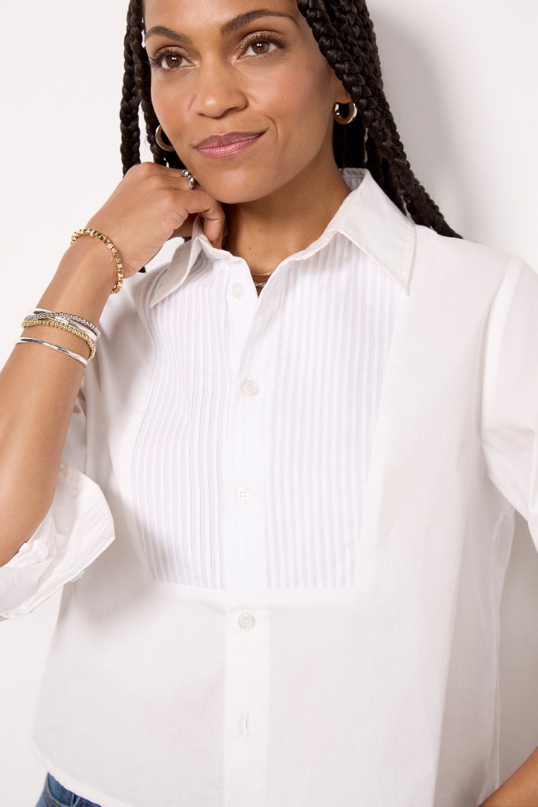 Fino Boxy Cropped Shirt - Image 2