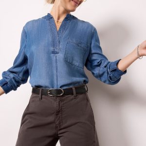 Laci Chambray Popover