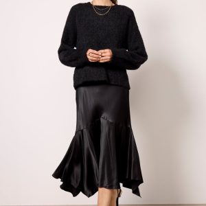 Edwina Satin Skirt