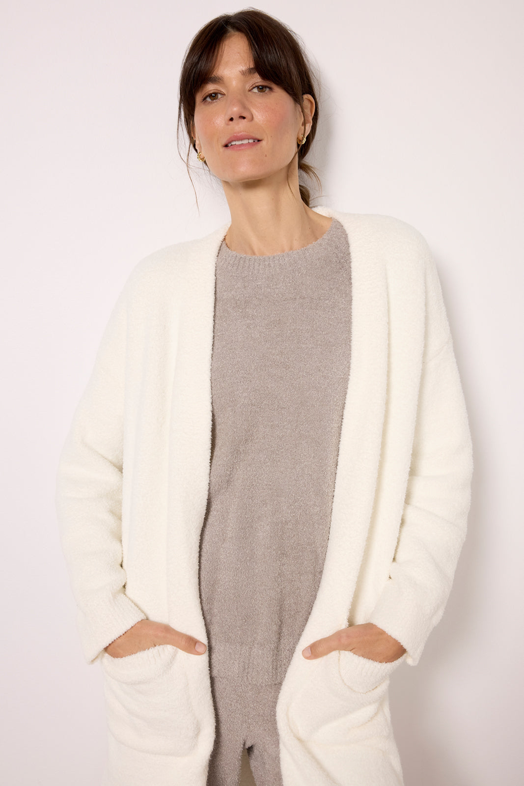 CozyChic Luxe High Slit Cardigan - Image 2