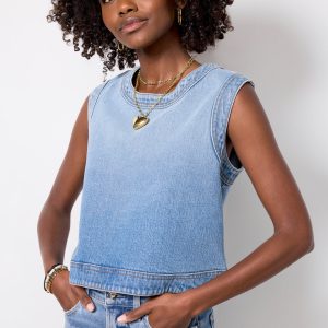 Lainey Denim Shell