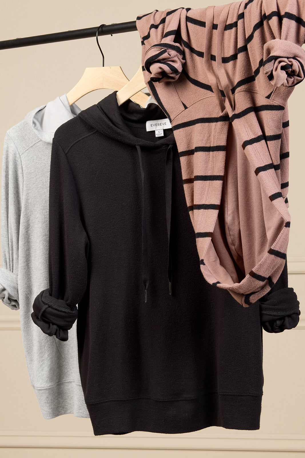 Zoey Rib Inset Hoodie - Image 7