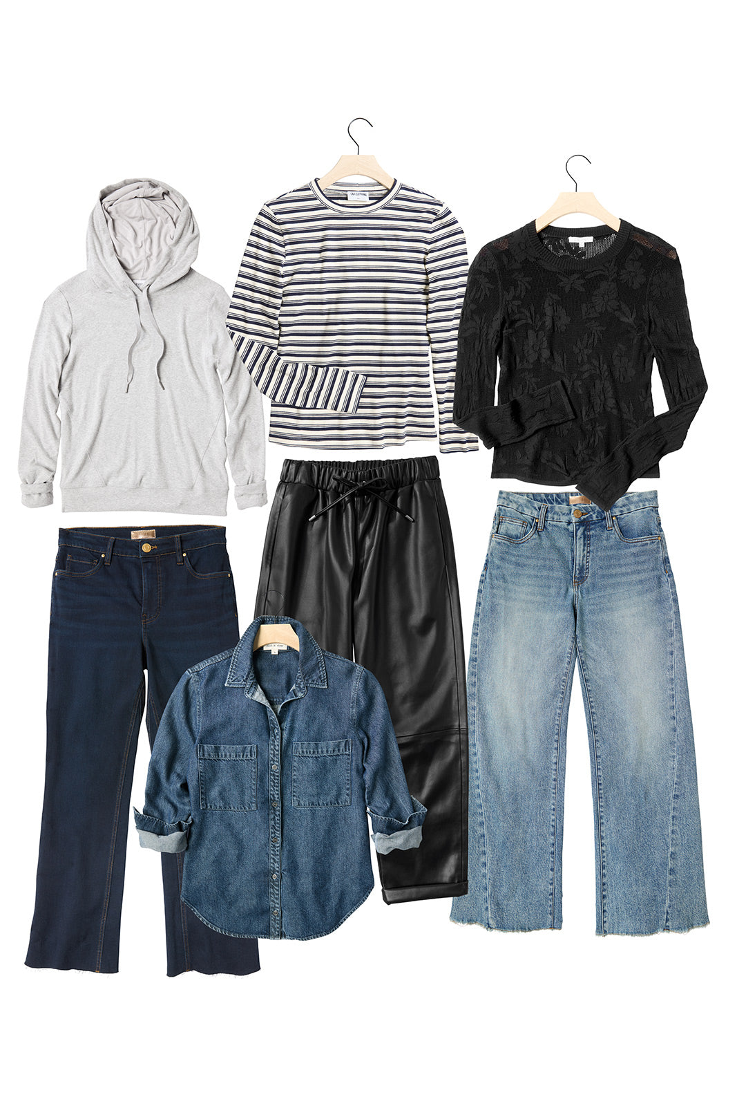 Zoey Rib Inset Hoodie - Image 6