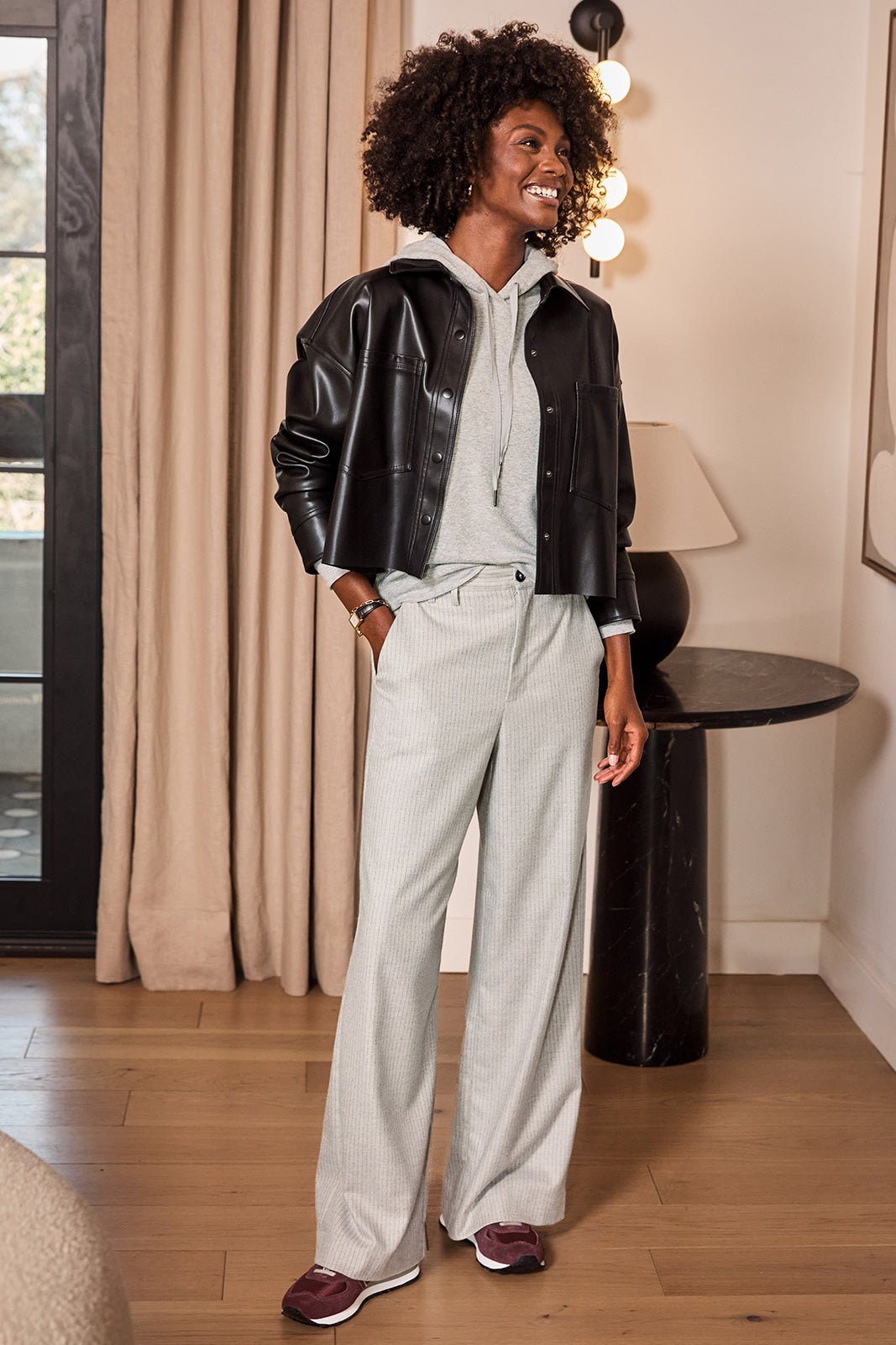 All Day Faux Leather Jacket - Image 6