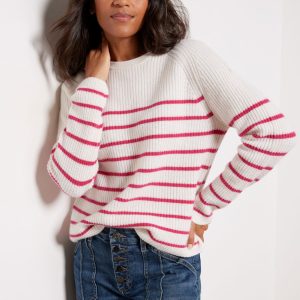 Campbell Cashmere Stripe Pullover