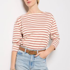 Sport Jersey Boatneck Top