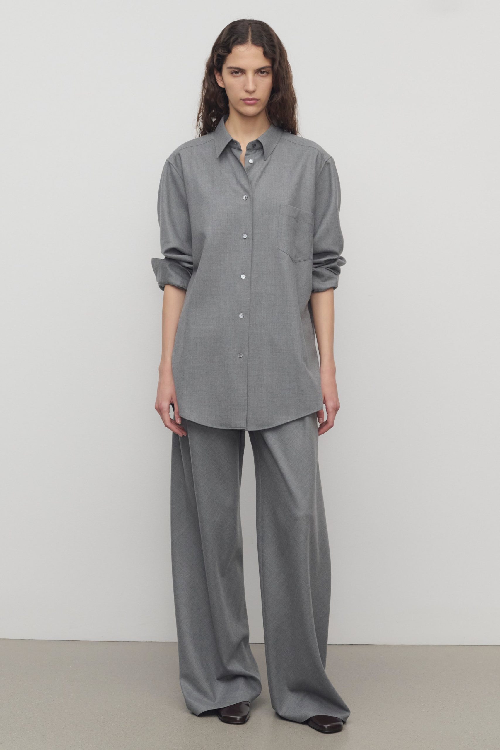 Gala Pant in Virgin Wool - Image 3